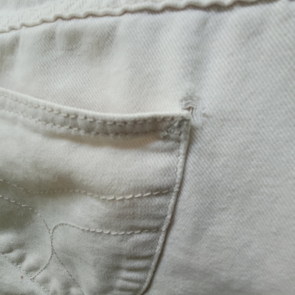 Rollas white straight leg jean - Picture 7 of 8